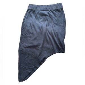 Frank & Eileen NWD Asymmetrical Tee Lab Skirt Dark Gray Size S